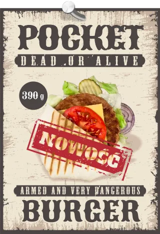POCKET BURGER 390 g